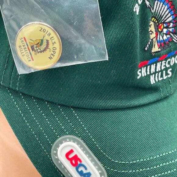 2018 U.S. Open Shinnecock Hills Golf Cap – USGA Member Adjustable Hat w/ Pin - Picture 3 of 9
